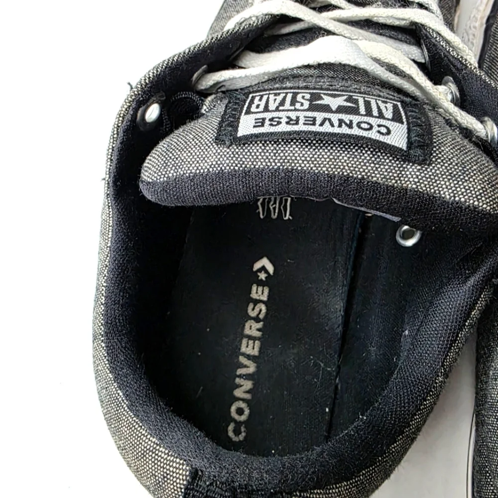 CONVERSE All Star Junior Charcoal and White Sneakers